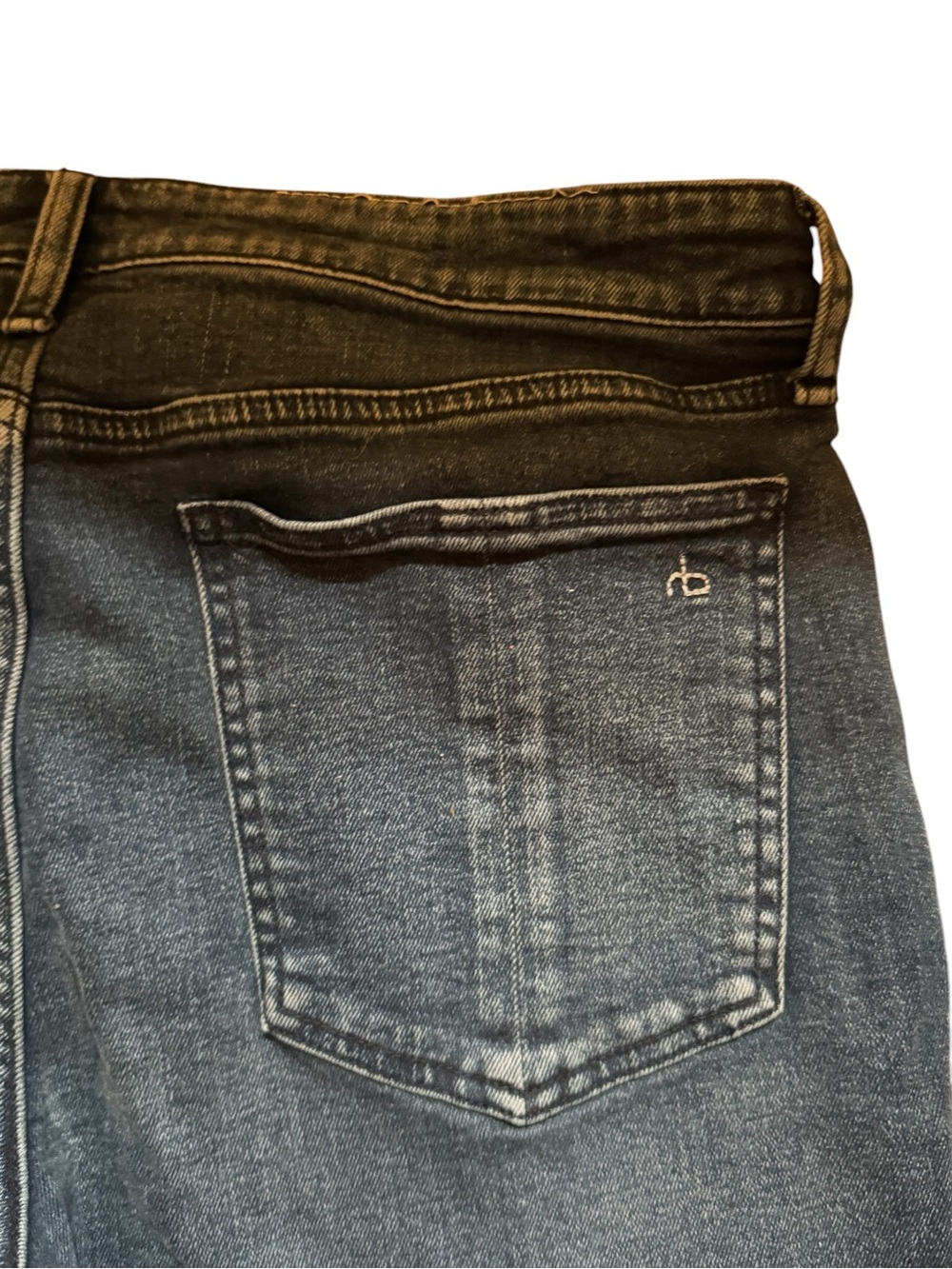 RAG & BONE Cate Mid Rise Ankle Skinny Jean 10" Rise 26" Inseam Medium Wash Sz 30 - Picture 8 of 13